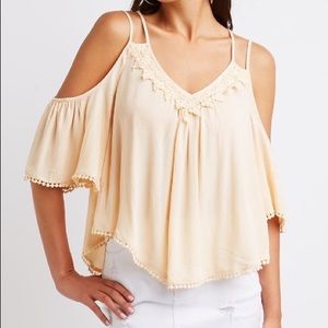 Coral Charlotte Russe Shirt